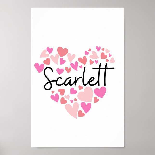 I love Scarlett Poster (Front)