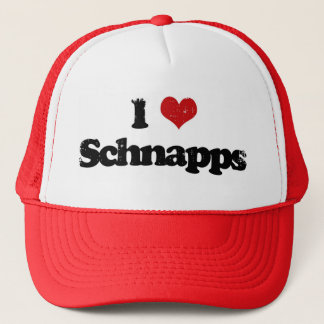 I Love Schnapps Trucker Hat
