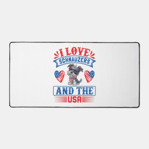 I love Schnauzers and the USA Desk Mat