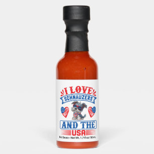 I love Schnauzers and the USA Hot Sauces