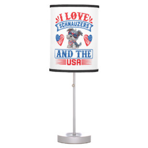 I love Schnauzers and the USA Table Lamp