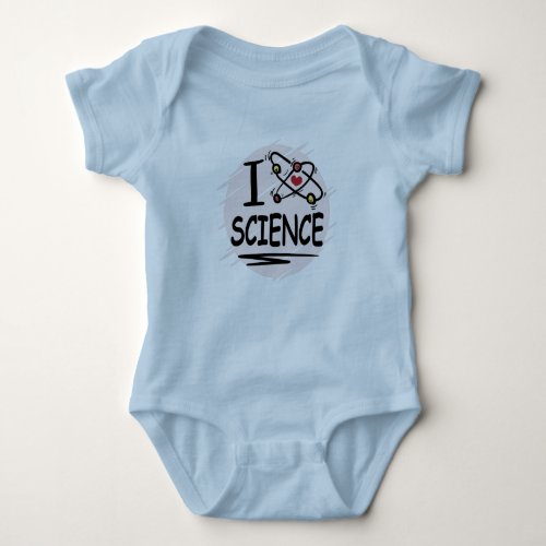 I love Science Baby Bodysuit