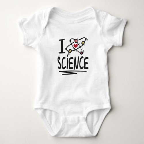 I love Science Baby Bodysuit