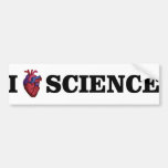 I Love Science Bumper Sticker at Zazzle