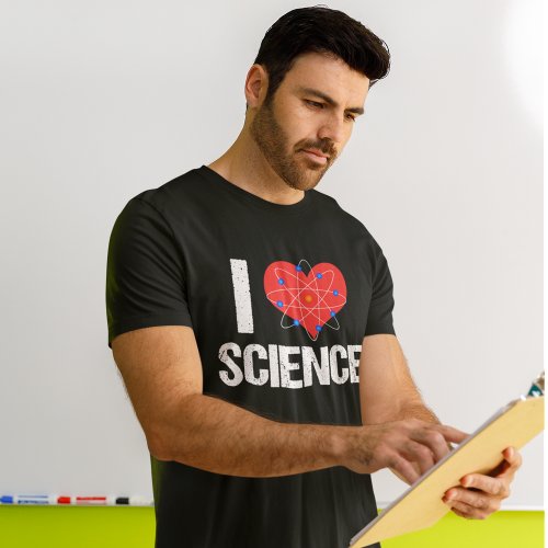 I Love Science Cool Scientist T_Shirt