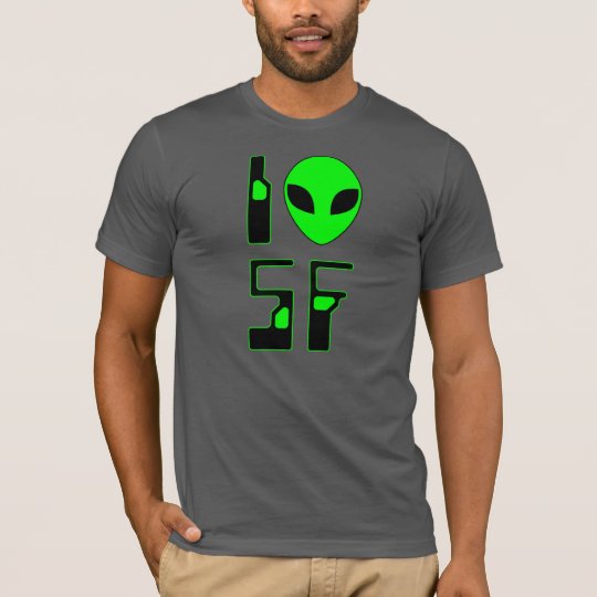 I Love Science Fiction (futuristic 1) T-Shirt
