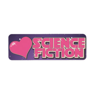 I Love Science fiction Label