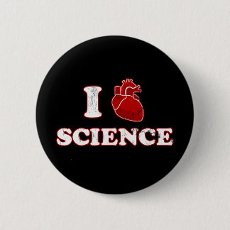 i love science / i heart science / anatomy button