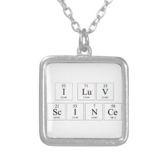 I Love Science Necklace