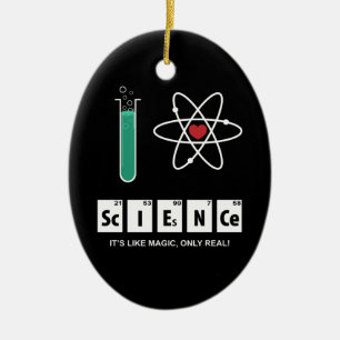 I Love Science - Ornament