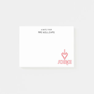 I love science post-it notes