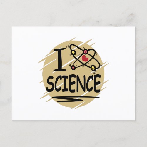 I love Science Postcard