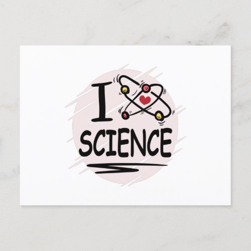 I love Science Postcard