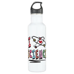 I love Science Stainless Steel Water Bottle