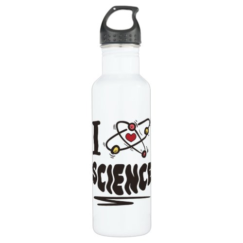 I love Science Stainless Steel Water Bottle