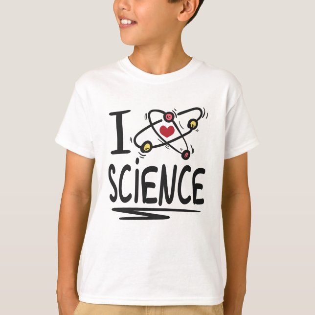 I love Science T-Shirt (Front)