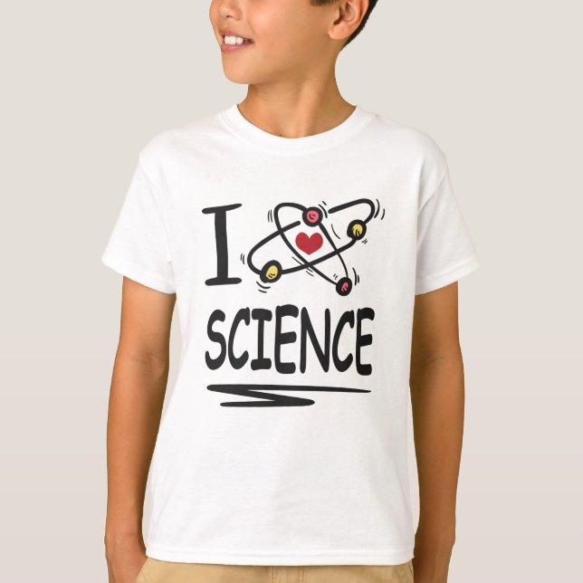 I love Science T-Shirt (Front)