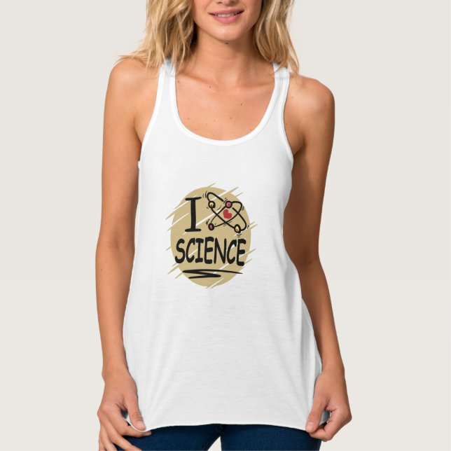 I love Science Tank Top (Front)