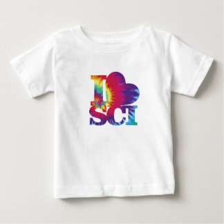 I Love Science Toddler Ruffle Dress Baby T-Shirt