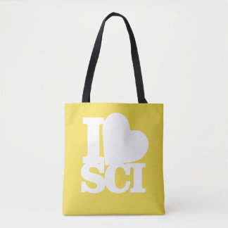 I love Science tote Bag