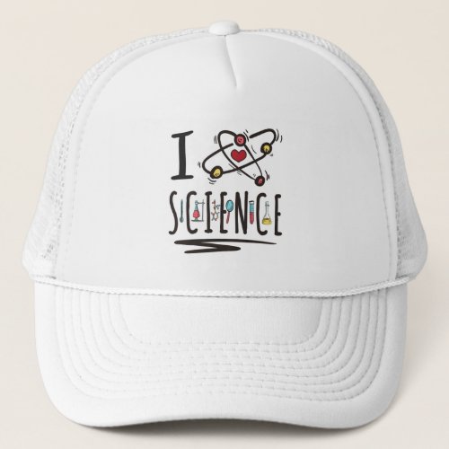 I love Science Trucker Hat