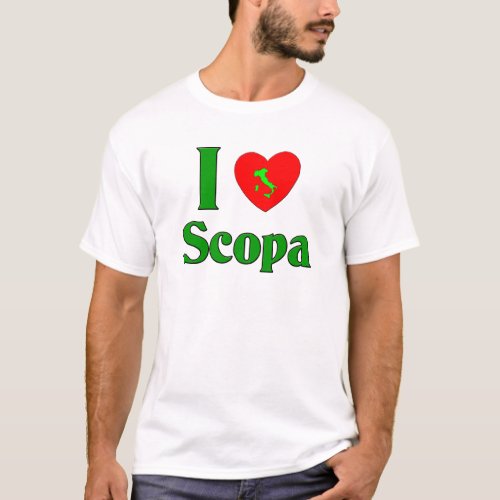 I Love Scopa T_Shirt