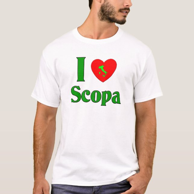 I Love Scopa T-Shirt (Front)