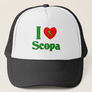 I Love Scopa Trucker Hat