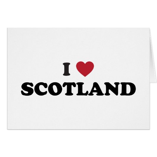 I Love Scotland (Front Horizontal)