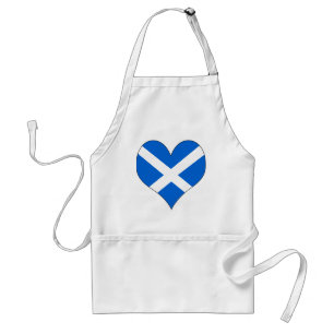 I Love Scotland Adult Apron