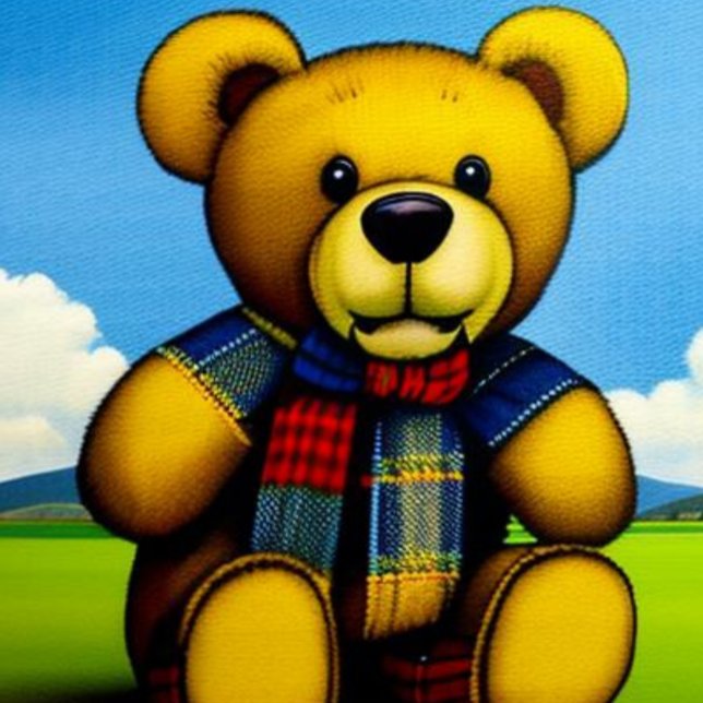 I Love Scotland Teddy Bear T-Shirt  (Creator Uploaded)