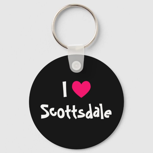 I Love Scottsdale Keychain (Front)