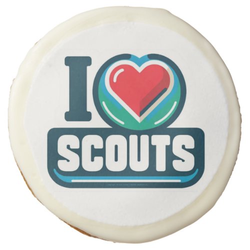 I Love Scouts Sugar Cookie 