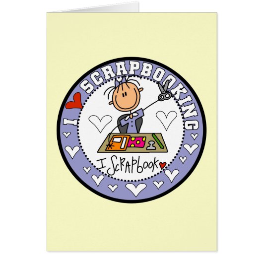 I Love Scrapbooking Cards (Front)