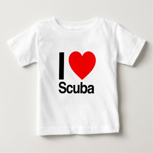 i love scuba baby T_Shirt