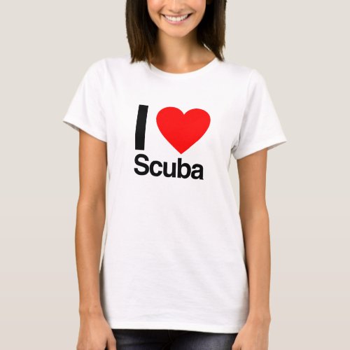 i love scuba T_Shirt