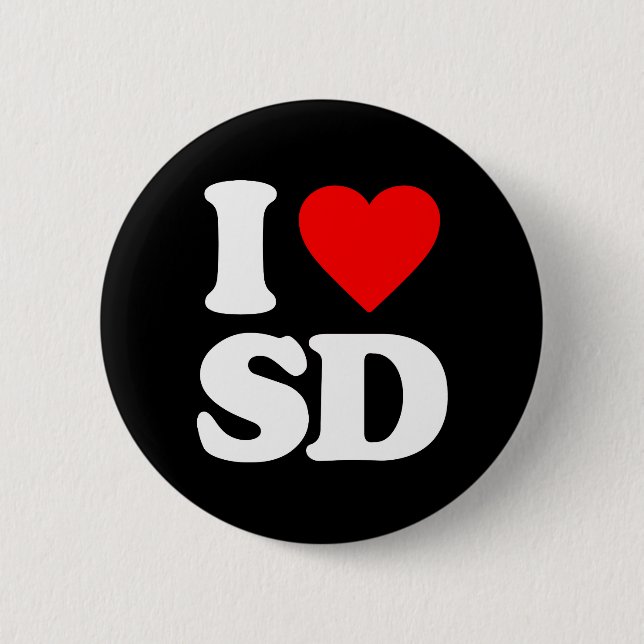 I LOVE SD BUTTON (Front)