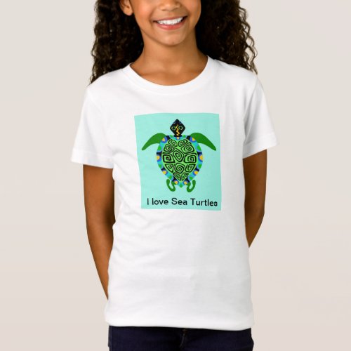 I love Sea TURTLES _ Endangered species _ Oceanic T_Shirt