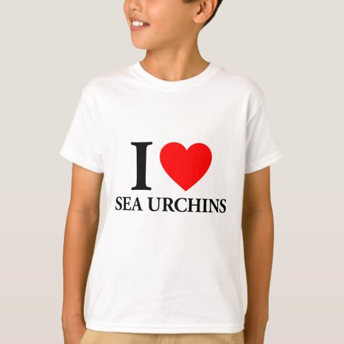 I Love Sea Urchins T_Shirt
