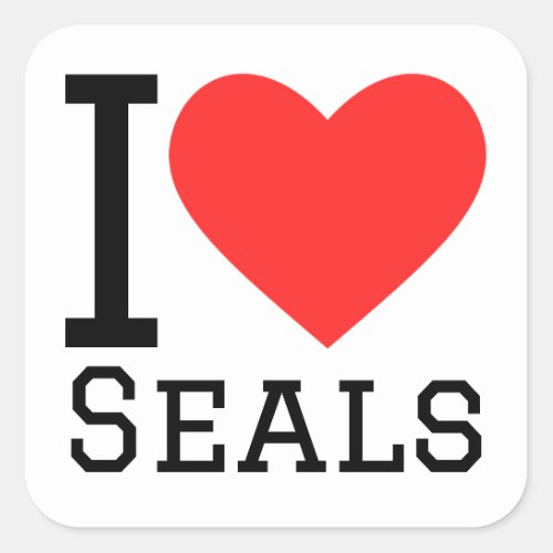I love seals