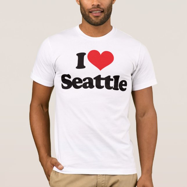 I Love Seattle T-Shirt (Front)