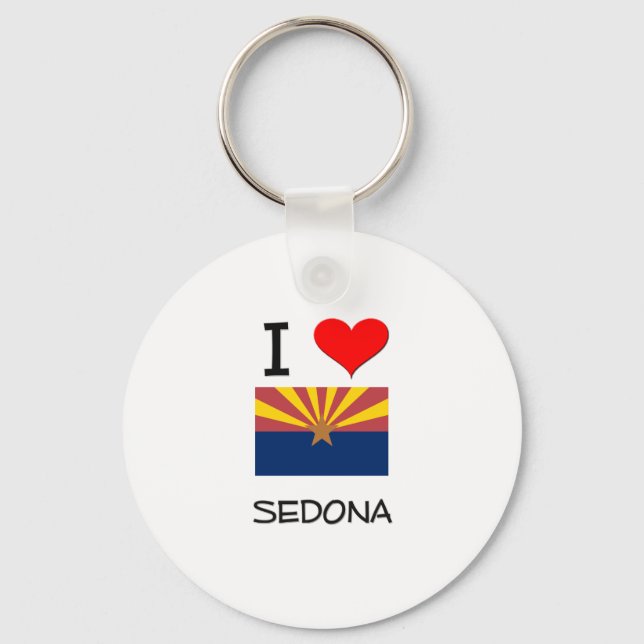 I Love SEDONA Arizona Keychain (Front)