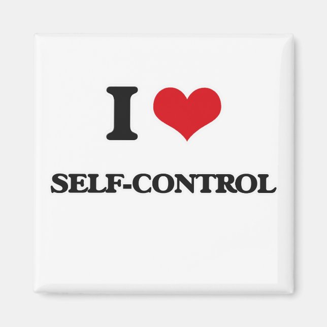 I Love Self-Control Magnet (Front)