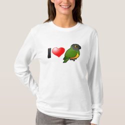 I Love Senegal Parrots Women's Basic Long Sleeve T-Shirt