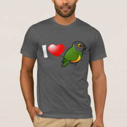 I Love Senegal Parrots Men's Basic American Apparel T-Shirt