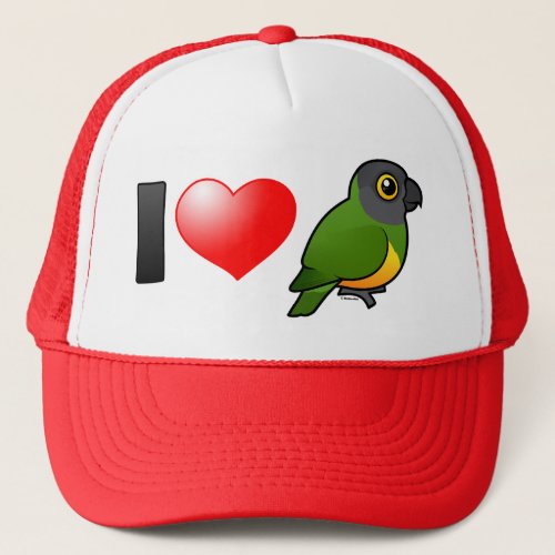 I Love Senegal Parrots Trucker Hat