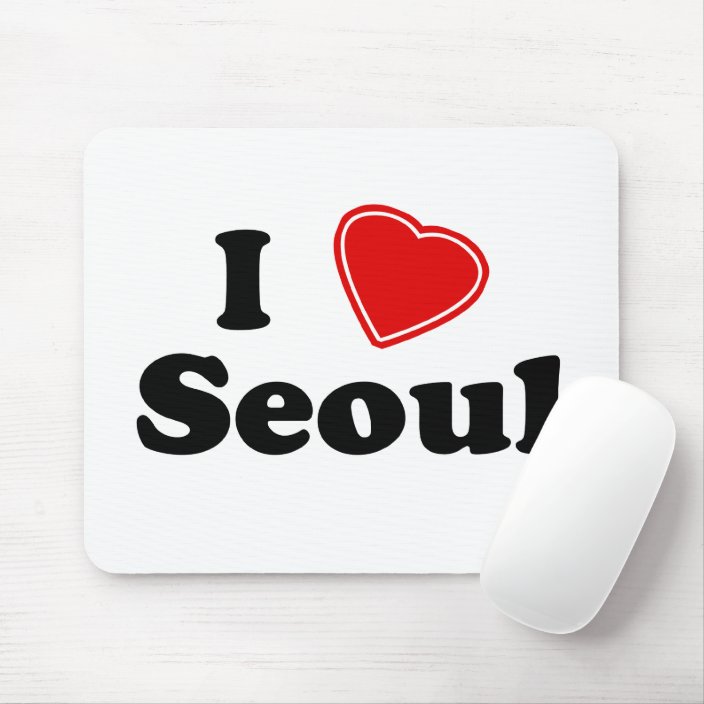 I Love Seoul Mousepad