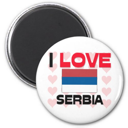 I Love Serbia Magnet