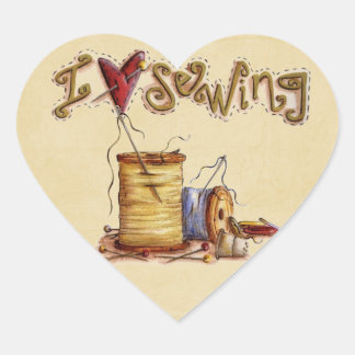 I love sewing sticker