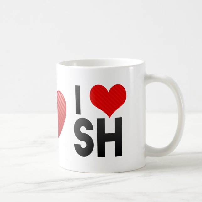 I Love SH Coffee Mug (Right)